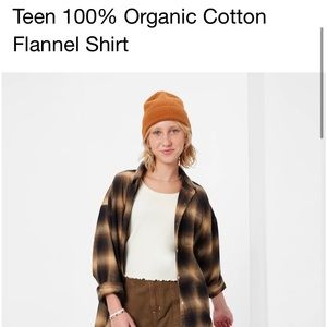 Gap flannel shirt size 18/20 teen